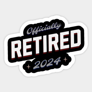 officially Retired 2024 Sticker
